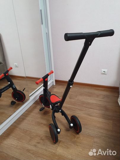 Велосипед беговел 3 в 1 с ручкой uonibaby