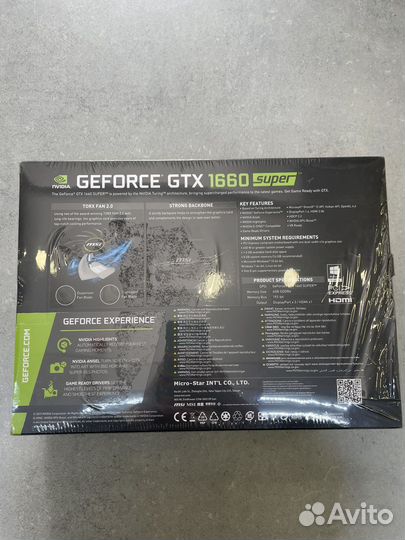 Новая запечатанная видиокарта MSI