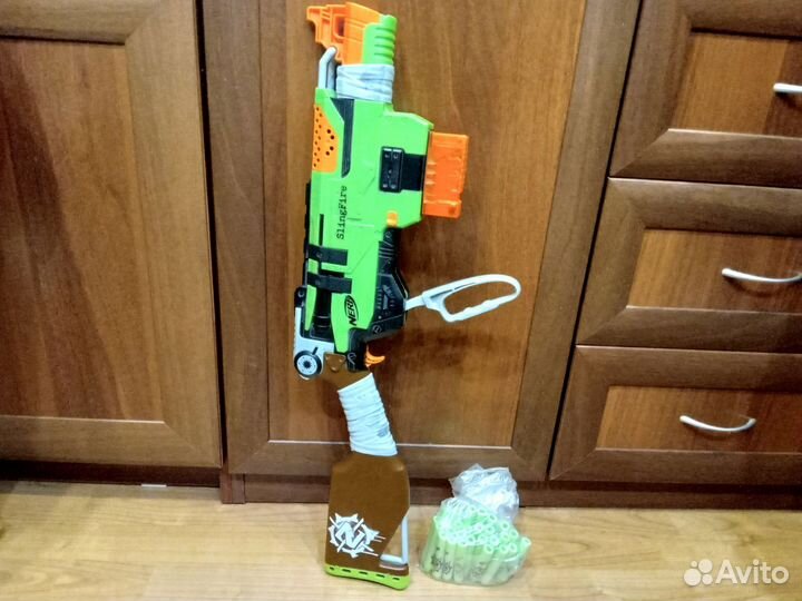 Бластер nerf slingfire в отличном состоянии