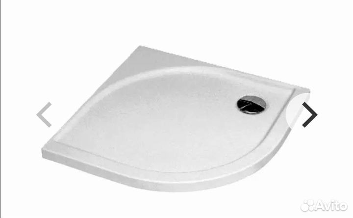 Душевой поддон акриловый, полотенцесушитель