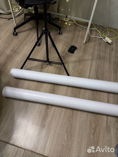 Система установки фона +белый фон 1.5 х1 метр