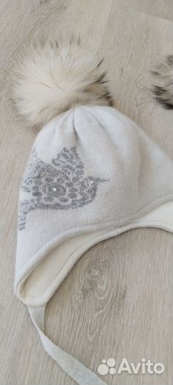 Зимние шапки для двойни, р.50-52