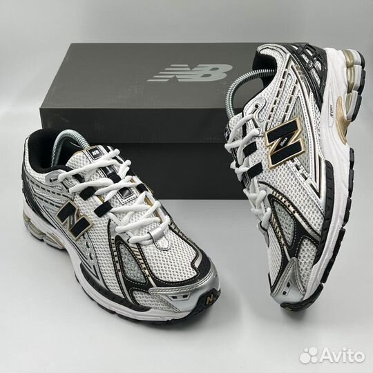 Элегантные кроссовки New Balance 1906R White Metal