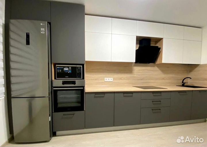 Кухонный гарнитур в современном стиле на заказ