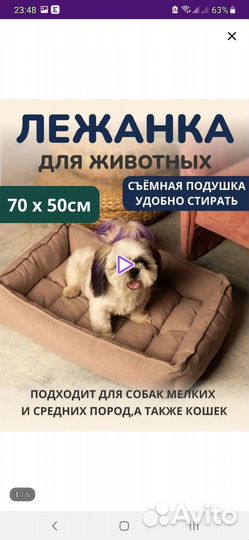 Лежанка для собак