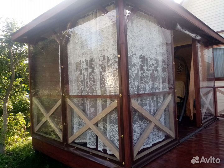 Мягкие пвх окна на беседку