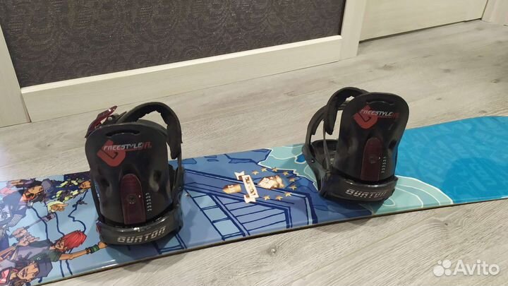 Сноуборд Burton Chopper/крепления Burton freestyle