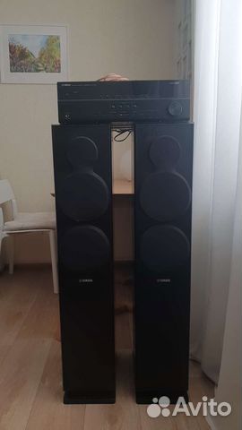 Ресивер Yamaha RX-V371 и колонки Yamaha NS-F150