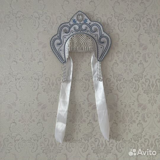 Кокошник снегурочки костюм взрослый