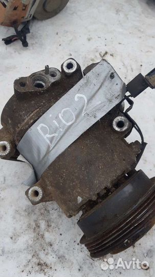 Компрессор кондиционера Kia Rio 2