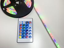 Светодиодная лента новая 5 метров RGB