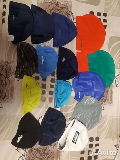 Плав снаряжение,шапочки,очки,гребки,трубка,ласты