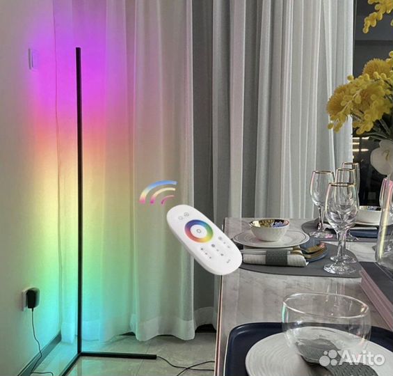 LED лампа напольная RGB