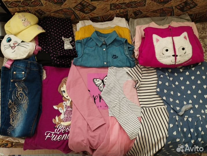 Одежда пакетом для девочки 110 116