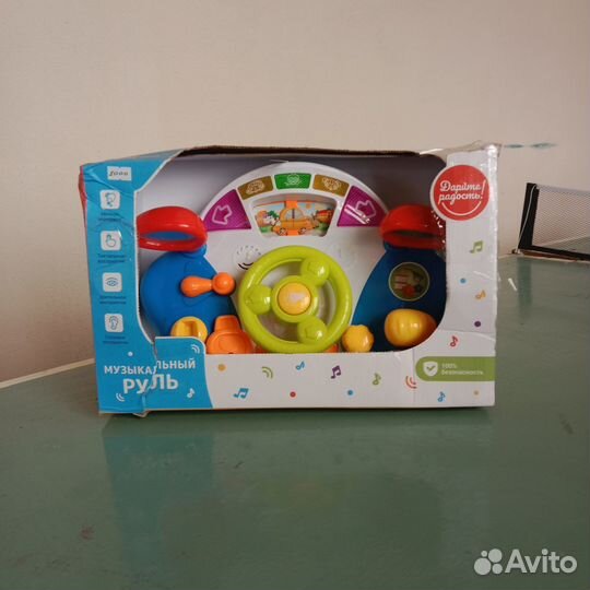Игрушка развивающая руль детский музыкальный