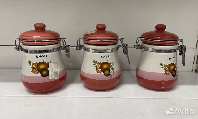 Банка керамическая с клипсом