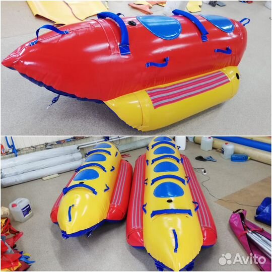 Надувной банан из пвх и веревка