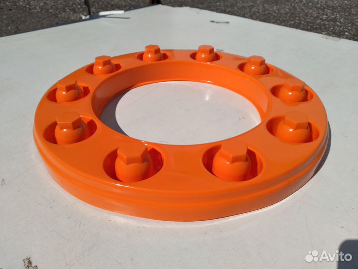 Колесный К-кт 2 шт колпак R22.5 Оранжевый пластик