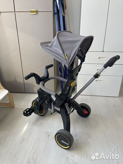 Велосипед doona liki trike s3 серый