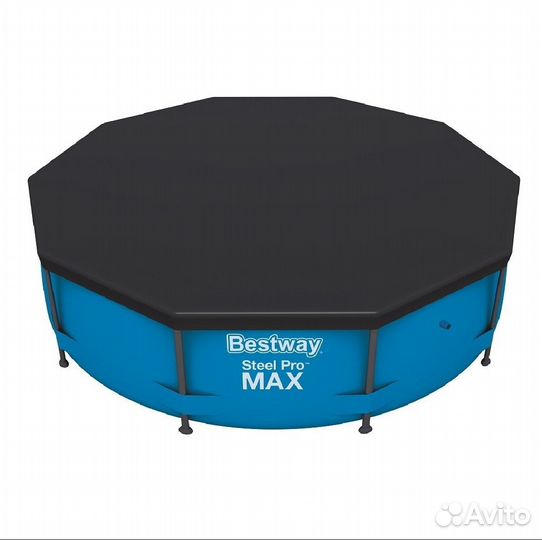 Тент 305см, круглый, для каркасн.бассейна, Bestway