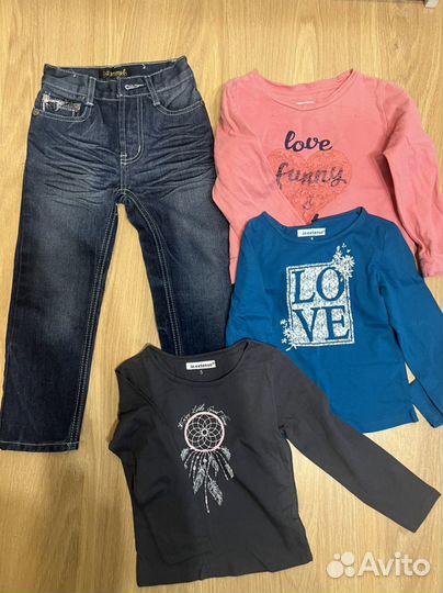 Вещи пакетом (3 фото) на девочку 110 116