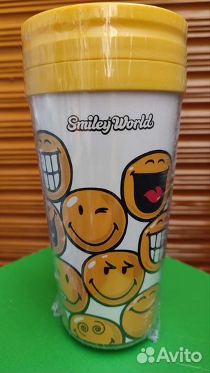 Бутылка, термостакан, стакан с трубочкой