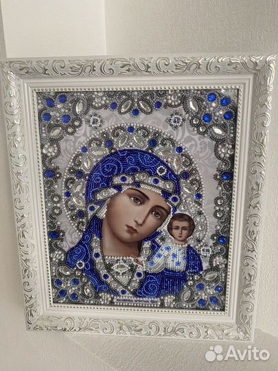 Изготовление икон из бисера