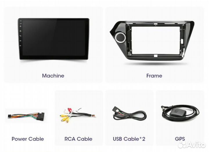 Автомагнитола для Kia RIO 3 Новая