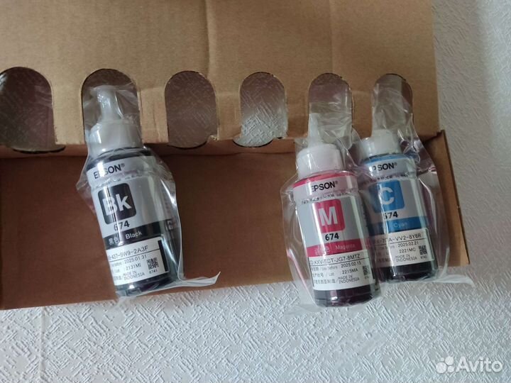 Чернила оригинальные epson l805