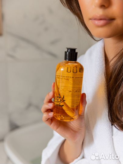 Шампунь для роста волос с корнем женьшеня, 300 мл