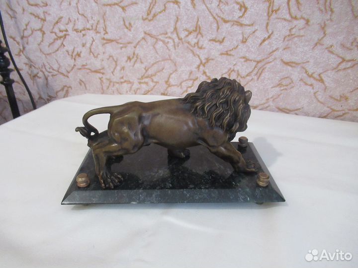 Статуэтка Лев бронза