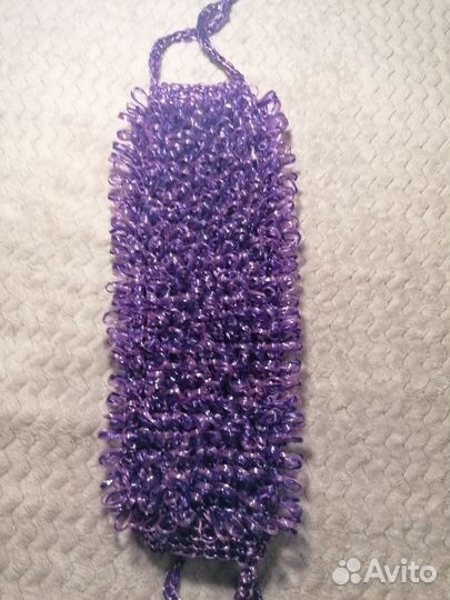 Мочалка для тела из полипропиленовых нитей