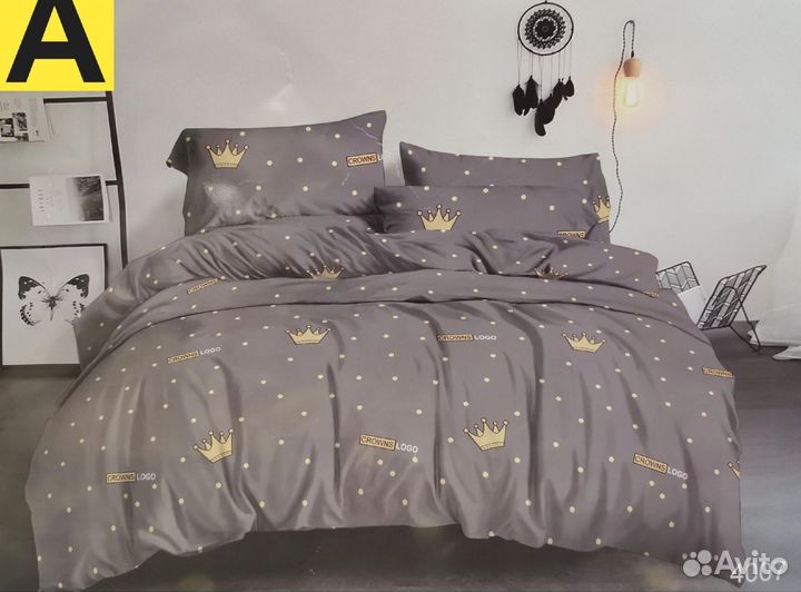 Комплект с готовым одеялом и подушки+ простыня