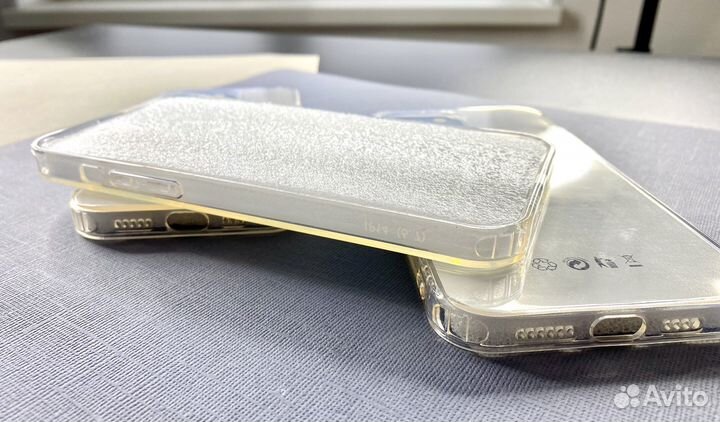 Чехол iPhone 14 Прозрачный силикон 2.0Мм