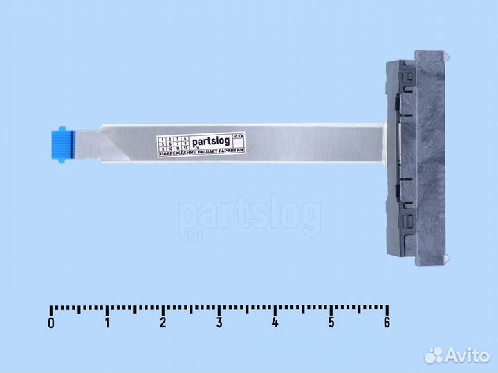 Шлейф HDD SATA для HP 14-P 15-K 17-P 10-pin 6сm