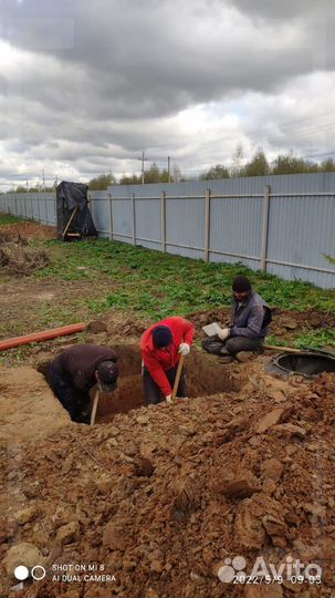 Установка автономных канализаций, септики
