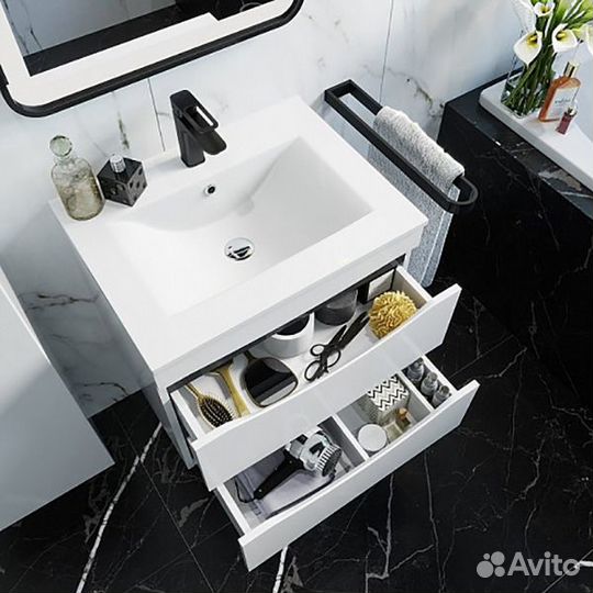 Тумба с раковиной iddis clo80w0i95k Белая