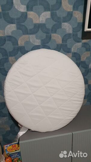 Матрас в круглую кроватку