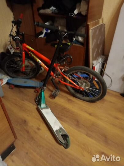 Самокат tech team ruff б/у
