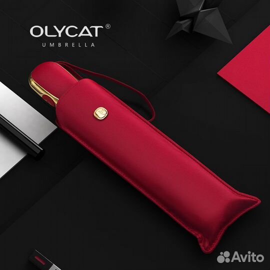 Зонт olycat автомат мини тонкий + шоппер