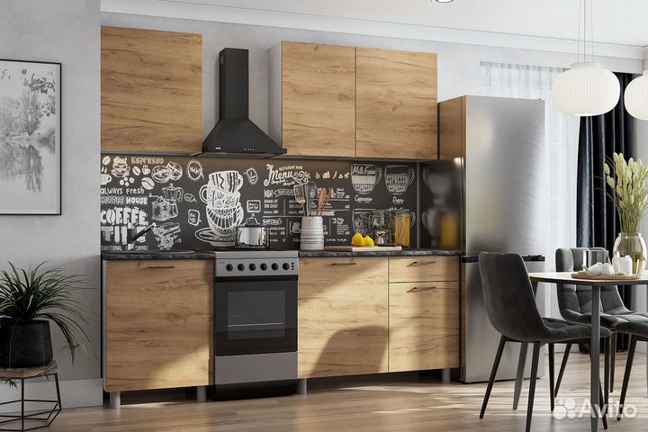 Кухонный гарнитур 1,7 м со столешницей