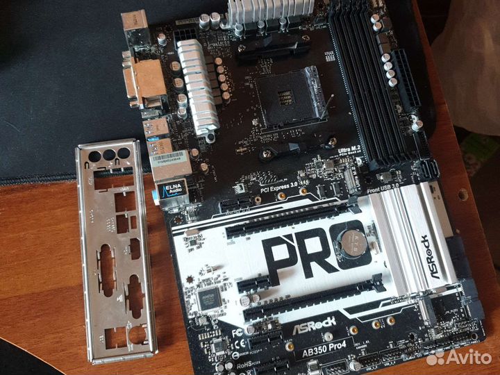 Материнская плата asrock AB350 Pro4 am4
