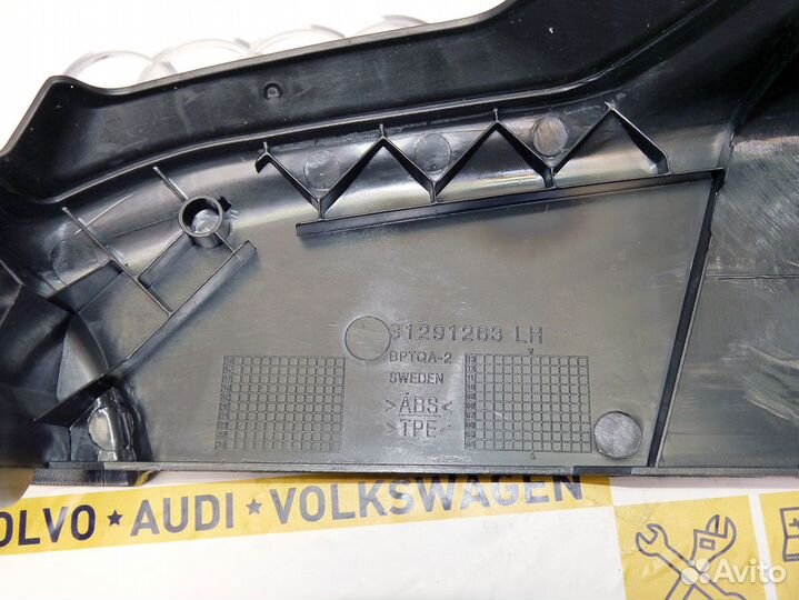 Накладка сиденья водительского Вольво XC90 чёрная