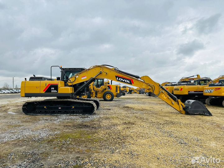 Гусеничный экскаватор Lovol FR220D2, 2024