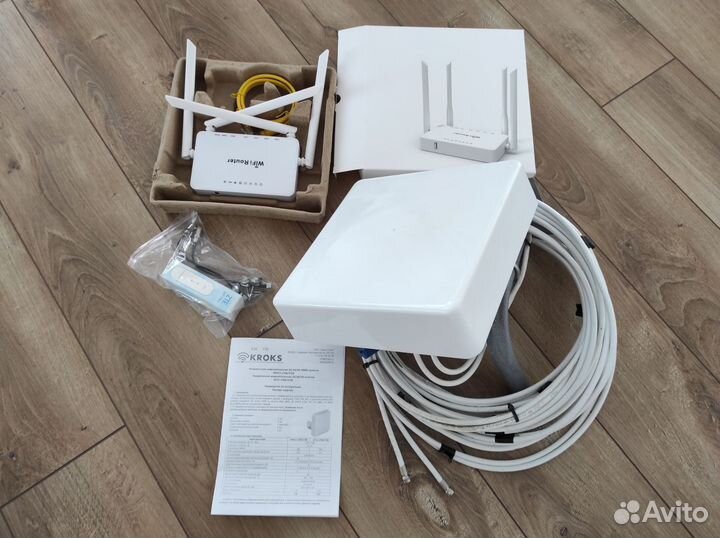 Комплект оборудования антена, роутер, модем)