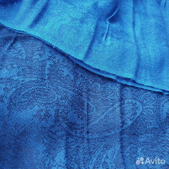 Палантин синий градиент