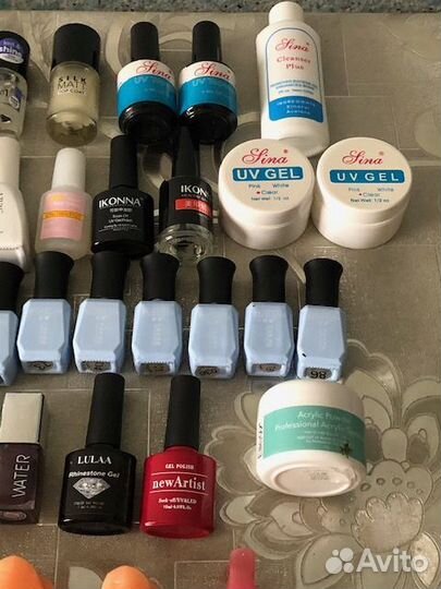 Все для маникюра гель лак, масло для кутикулы и др