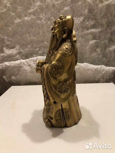 Бронзовая статуэтка Бог денег