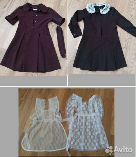 Школьная форма с фартуком