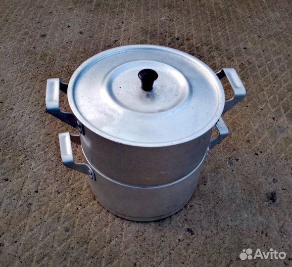 Мантоварка кастрюля алюминиевая